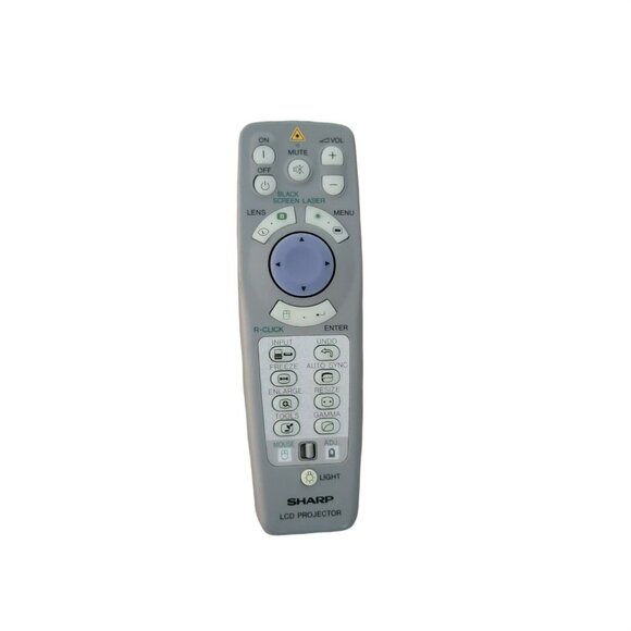 Genuine Sharp LCD Projector Remote Control RRMCG1585CESA Tested And Works - Picture 1 of 3